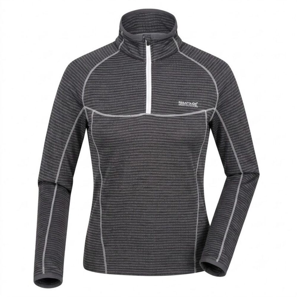 Regatta Womens/Ladies Yonder  Long-Sleeved Sweatshirt / Seal Grey/White